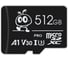 Карта памяти Micro SDXC 512GB Pro Class 10/U3, R/W 90/70 MB/s, с адаптером SD Smartbuy SB512GBSDCL10U3-01 1