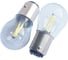 Автолампа светодиодная LONGTEK P21/5W(1157) 12V BAY15d COB White Glass (БЕЛЫЙ,2-COB,Стекло), комплект 2 шт 1157-2003W 1