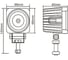 Рабочий свет ZOOML 10-60V 10W 6500-7000К Active (Cree/1, рассеянный, 66х120х65) WL-334016L 2