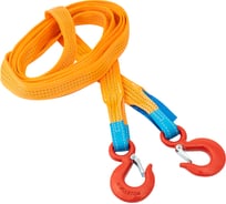 Буксировочный трос ПРОММЕТАЛЛ 6 т, 5 м лента 50 мм, крюк БТ6,0500050-К-К