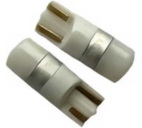 Автолампа светодиодная LONGTEK W5W(T10) 12-24V W2,1x9,5d White  (БЕЛЫЙ, 3030/1), комплект 2 шт T10-0225W