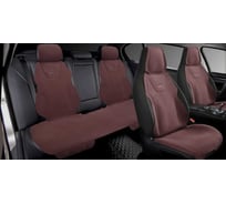 Накидки PSV Taifun (Темно-Коричневый), комплект на весь салон, алькантара 139189