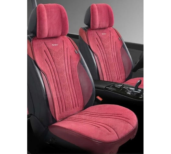 Накидки PSV Tornado 2 FRONT (Бордовый), на передние сиденья, алькантара 138867 1