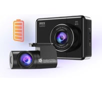Видеорегистратор автомобильный NAVITEL R9 DUAL с задней камерой, GPS и Wi-Fi