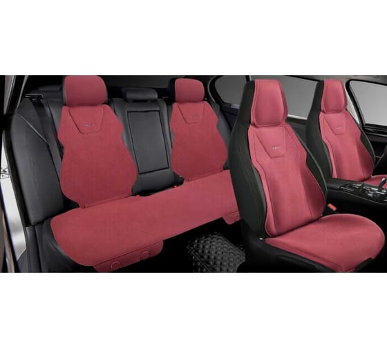 Накидки PSV Taifun (Бордовый), комплект на весь салон, алькантара 139187 1