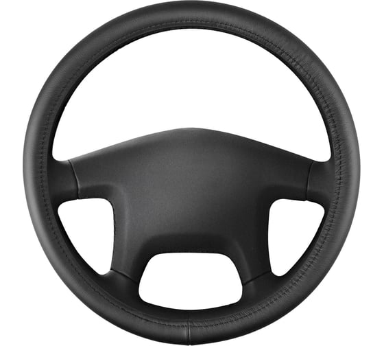 Оплетка SKYWAY натуральная кожа 3XL (47-49 см) Base Real-10 Черная S01108024 1