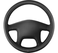 Оплетка SKYWAY натуральная кожа 2XL (45-47 см) Base Real-10 Черная S01108023