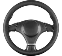 Оплетка SKYWAY натуральная кожа L (39-41 см) Base Real-10 Черная S01108021