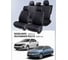 Чехлы PSV Skoda Rapid 2012-> / VW Polo VI 2020-> черный/отстрочка синяя (Loto) Статус 139457 1
