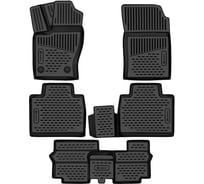 Коврики 3D в салон для HAVAL H9 2024 Element 5 шт, полиуретан/Хавал Н9 ELEMENT3DAN0935210k