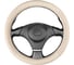 Оплетка SKYWAY натуральная кожа M (37-39 см) Base Real-15 Бежевая S01108048 1