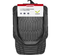 Коврик салона SKYWAY Rain-6 2пр. Ванночка Полиуретановый Черный (п:76*54см) S01710001