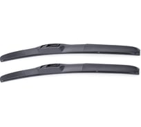 Щетка стеклоочистителя AIRLINE комплект (2 штуки) 600/400мм (24/16) гибридные с креплением Крючок 9x3, 9x4 мм AWBM271