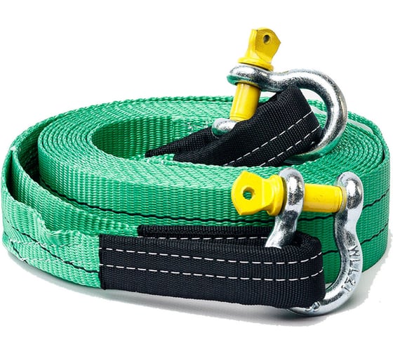 Трос автомобильный BRUTAL 10 тонн 5 метров с шаклами AVTS002 1