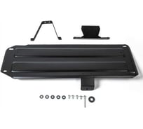 Защита топливного бака + комплект крепежа Rival сталь 3 мм для Mitsubishi L200 V-2.4, 2.4D; AT, MT; 4WD (2023-Present) 111.4061.1.3