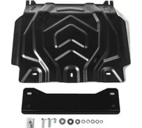 Защита дигателя + комплект крепежа Rival сталь 3 мм для Mitsubishi L200 V-2.4, 2.4D; AT, MT; 4WD (2023-Present) 111.4063.1.3