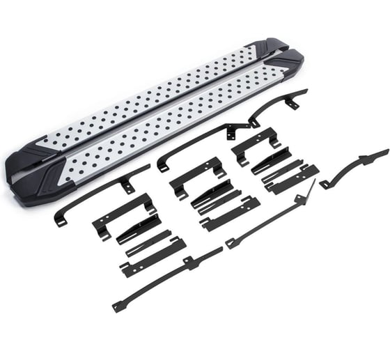 Порог-площадка Rival Bmw-Style D180AL + Комплект крепежа к порогам, GAC GS3; 2023- D180AL.9205.1 1