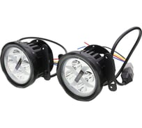 Фара врезная светодиодная с отражателем Aurora янтарная, 4 светодиода, 3 Вт, угол 120° ALO-E-R4T3-PA Amber 2008