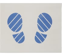 Коврики защитные двухслойные Pingo с рисунком «Следы ног», размер 40.5×50 см 09954-2