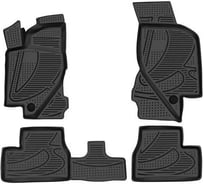 Коврики Element 3D в салон LADA Granta, 2011-, 4 шт. (красный кант, полиуретан) / Лада Гранта KANT.F520250E1.rd