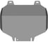 ЗРК и крепёж NLZ для TANK 300 (2021-н.в.) (алюминий, 3 мм) 2,0 бен. AT / ТАНК NLZ.99.18.230A 1