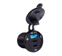 Розетка USB РИФ QC 3.0, PDх2 RIF22-4-1017200