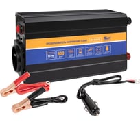 Инвертор автомобильный KRAFT 12/220V 600W чистый синус Pro KT 835675