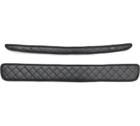 Утеплитель радиатора Defly для Toyota Wish (XE10), 2003-2005, экокожа черная ZTy78-2KR