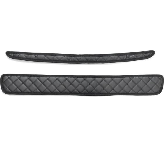 Утеплитель радиатора Defly для Toyota Wish (XE10), 2003-2005, экокожа черная ZTy78-2KR