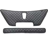 Утеплитель радиатора Defly для Toyota Premio (T260), 2016-2021, 2-й рестайлинг, экокожа черная ZTy79-2KR