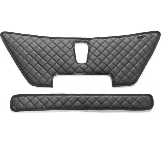 Утеплитель радиатора Defly для Toyota Premio (T260), 2016-2021, 2-й рестайлинг, экокожа черная ZTy79-2KR