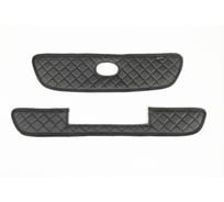 Утеплитель радиатора Defly для Toyota Ipsum (SXM10), 1998-2001, рестайлинг, экокожа черная ZTy29-2KR