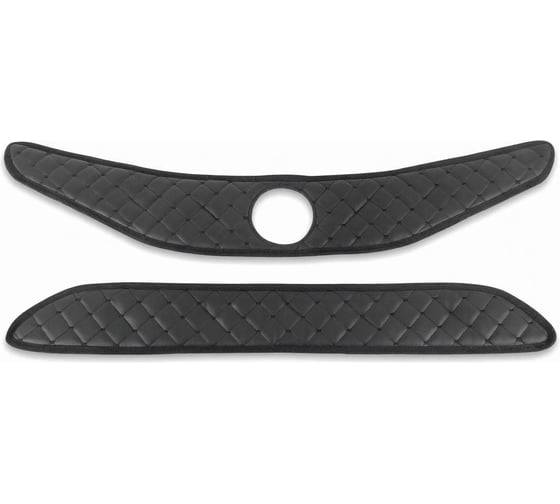 Утеплитель радиатора Defly для Лада Нива Тревел, 2020-н.в., экокожа черная ZV023-2KR