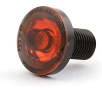 Габаритные огни светодиодные MTF Light 12В, 1Вт, 150лм, ЕСЕ R148/149, янтрный свет, янт. стекло, 2шт PLR25AA