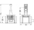 Светодиодные лампы MTF Light серия CYBER LIGHT PRO, D3S, 42V, 35W, 4500lm, 4300K, кулер, комплект. CPD3K4 3
