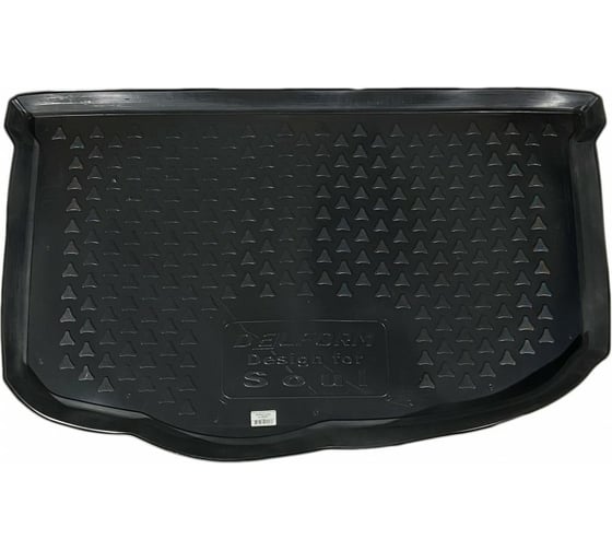 Коврик DelForm для Kia Soul HB 2008-2014 г.в., без органайзера, багажник, полиэтилен PB61002-1 1