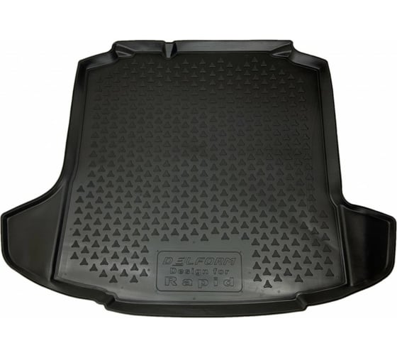 Коврик DelForm для Skoda Rapid, с карманами 2012-2015 г.в., багажник B65001-1