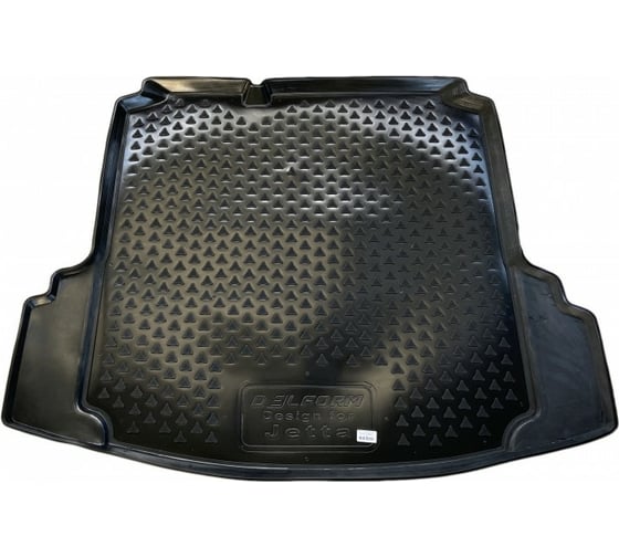 Коврик DelForm для VW Jetta VI SD с карманами 2010 г.в., багажник, полиэтилен PB62002-2 1