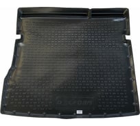 Коврик DelForm для Renault Duster 2WD 2010 г.в./Nissan Terrano lll 2WD 2014 г.в., полиэтилен, багажник PB1013