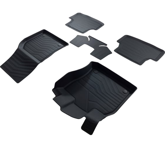 Коврики в салон SRTK резиновые 3D PREMIUM, для Volkswagen Taos 2020 г.в. PR.W.TA.20G.02x55 PR.W.TA.20G.02X55 1