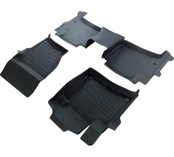 Коврики резиновые SRTK 3D LUX в салон Volkswagen Touareg II 10 18 3D.VW.TOUAR.2Z.10G.08x16 1