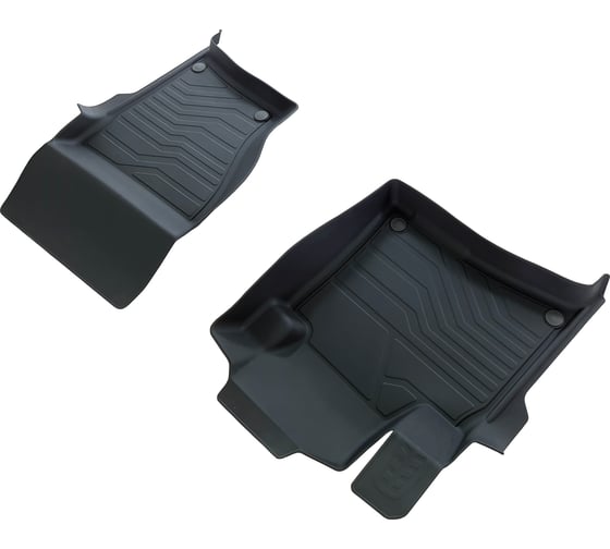 Коврики резиновые в салон Volkswagen Touareg II SRTK 3D LUX FRONT PER.3D.VW.TOUAR.10G.08x16