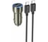 Зарядка автомобильная Hoco Z42, PD20, QC3.0, USB, Type-C, серый 105074 1