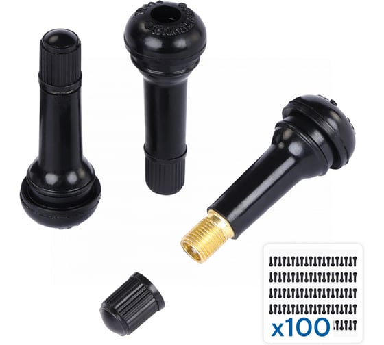 Вентиль для бескамерных шин NORDBERG 100 шт TR414