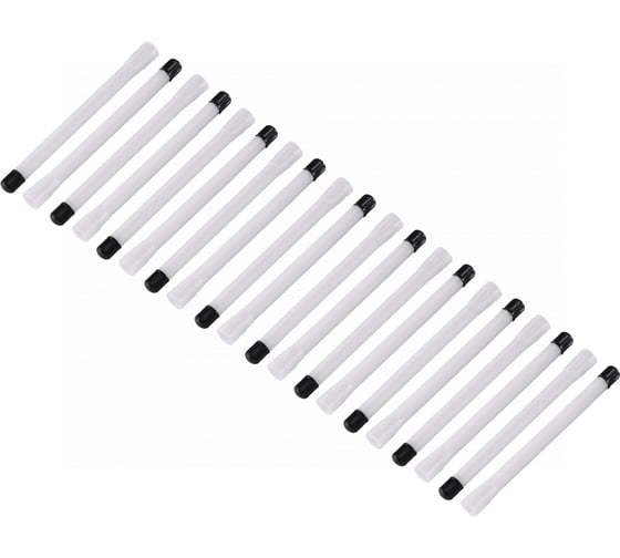 Удлинитель вентиля пластиковый, прямой, белый NORDBERG L=125 мм, 20 шт VE125R