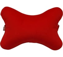 Автомобильная подушка-косточка под шею A&P средняя, красный PKVS119