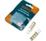 Лампа светодиод DINWARD 12-5 б/ц (габарит) W2.1X9.5d, белый, 5SMD (5050) 2 шт 746302v 1