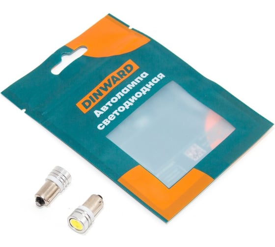 Лампа светодиод DINWARD 12-4 (габарит) белая COB 3CHIP 3W BA9s, 2 шт 746292v