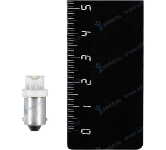 Лампа светодиодная DINWARD 12-4 (габарит) белый конус NOVA-PRO/ BA9s (крат_уп_10шт) 746293v