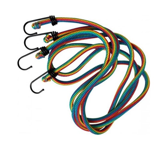 Багажная резинка  многожильная ALIDA GARDEN с пластиковыми крючками 1 м, 2шт в уп. 230001